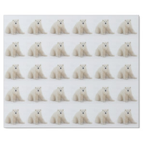 MERRY CHRISTMAS POLAR BEAR  WRAPPING PAPER