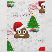 merry christmas poo emoji (Front)