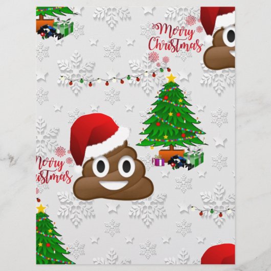 merry christmas poo emoji (Front)