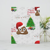 merry christmas poo emoji (Standing Front)