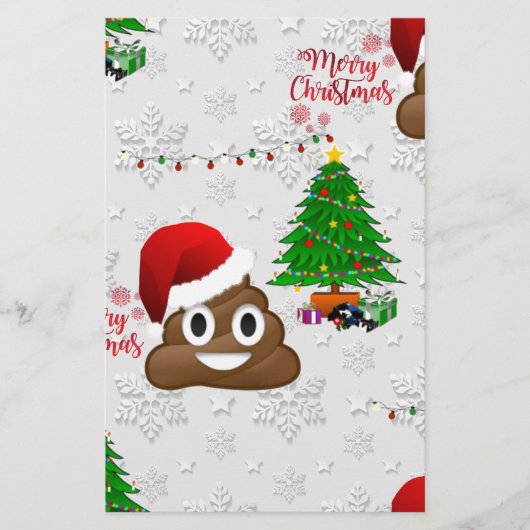 merry christmas poo emoji (Front)