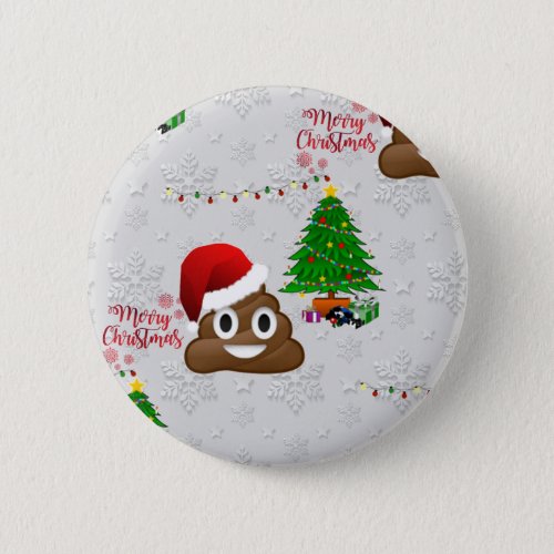 merry christmas poo emoji button