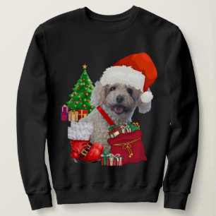 Merry Christmas Poodle Sweatshirt