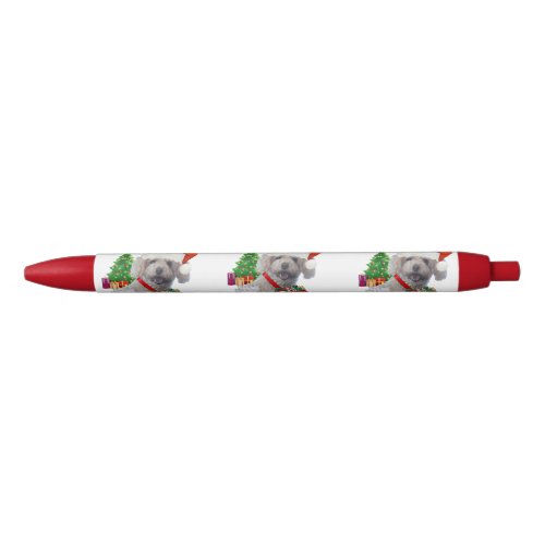 Merry Christmas Poodle Writing Pen