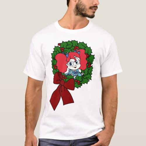 merry christmas poppy chibi   T_Shirt