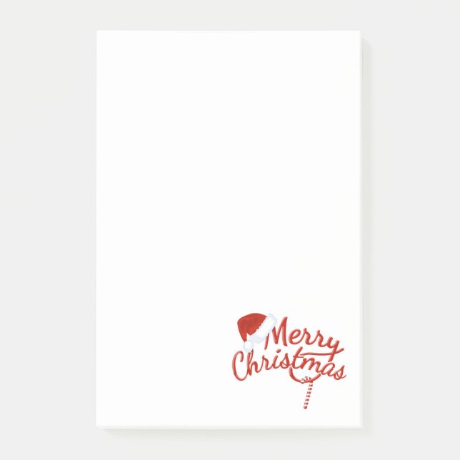 Merry Christmas Post-it Notes (Front)