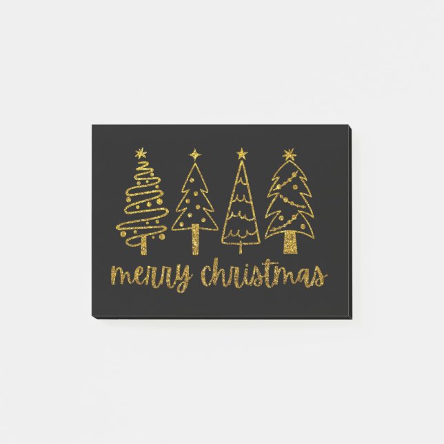 Merry Christmas Post-it Notes (Front)