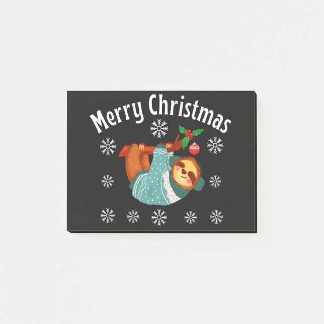 Merry Christmas Post-it Notes (Front)