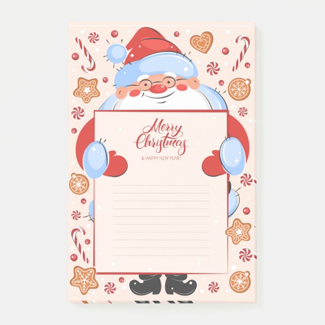 Merry Christmas Post-it Notes (Front)