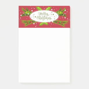 Merry Christmas Post-it Notes