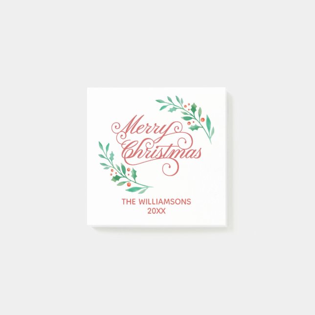 Merry Christmas  Post-it Notes (Front)