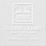 Merry Christmas Postage Stamp Name Return Address Embosser<br><div class="desc">Merry Christmas Postage Stamp Name Return Address ========
.</div>