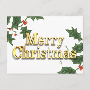 Merry Christmas Postcard