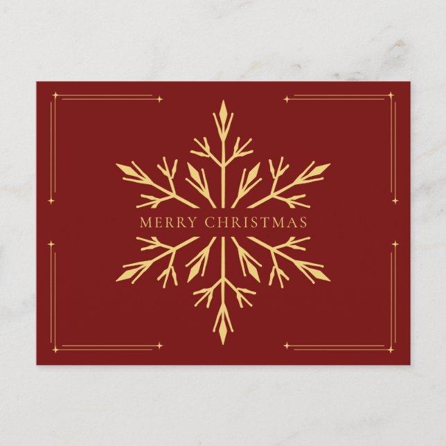 MERRY CHRISTMAS  POSTCARD (Front)