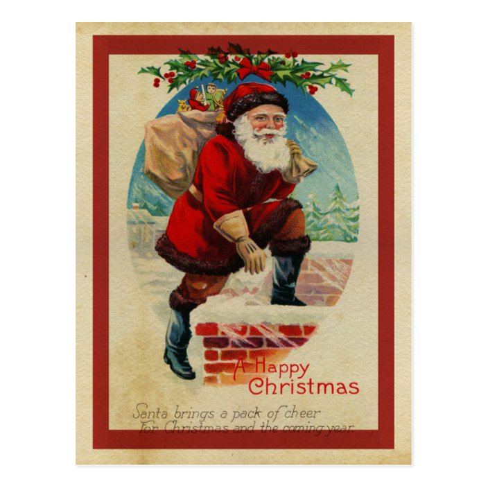 Merry Christmas Postcard | Zazzle.com
