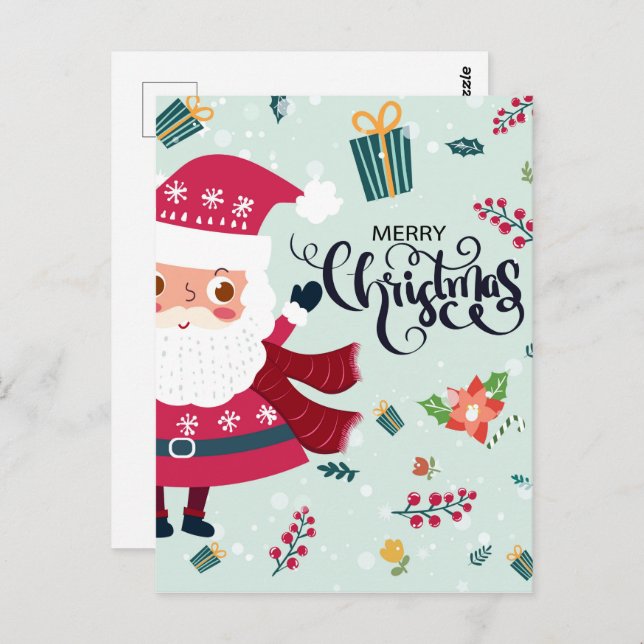 Merry Christmas Postcard (Front/Back)