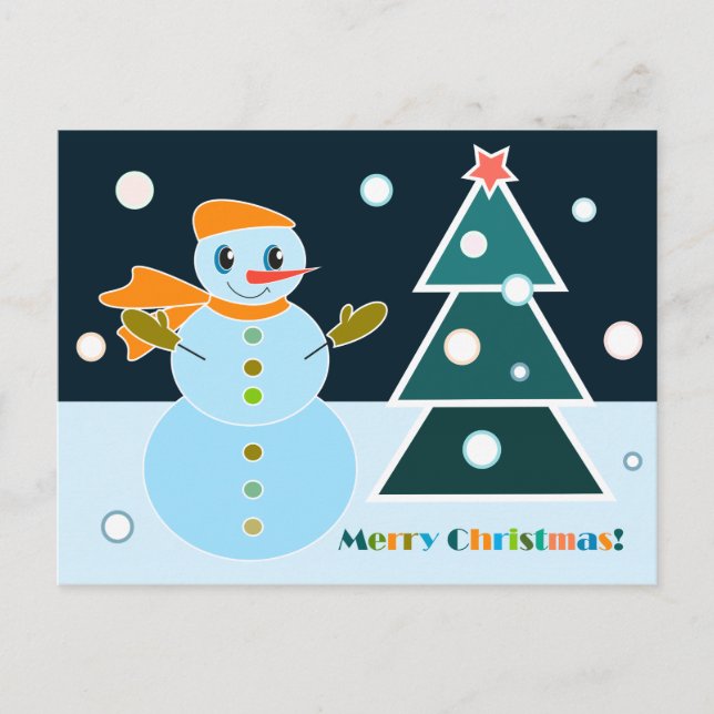 Merry Christmas Postcard (Front)