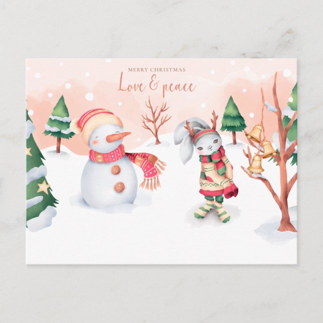 Merry Christmas Postcard (Front)