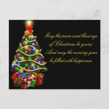 Merry Christmas Postcard by esoticastore at Zazzle