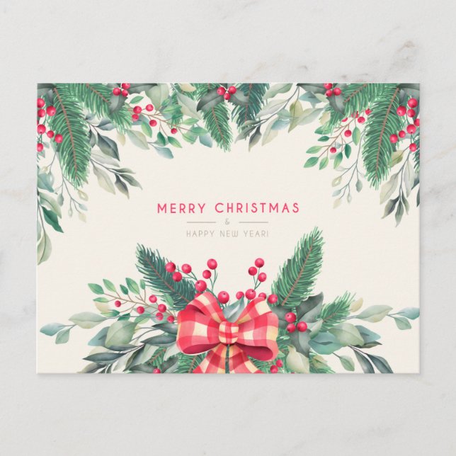 Merry Christmas Postcard (Front)