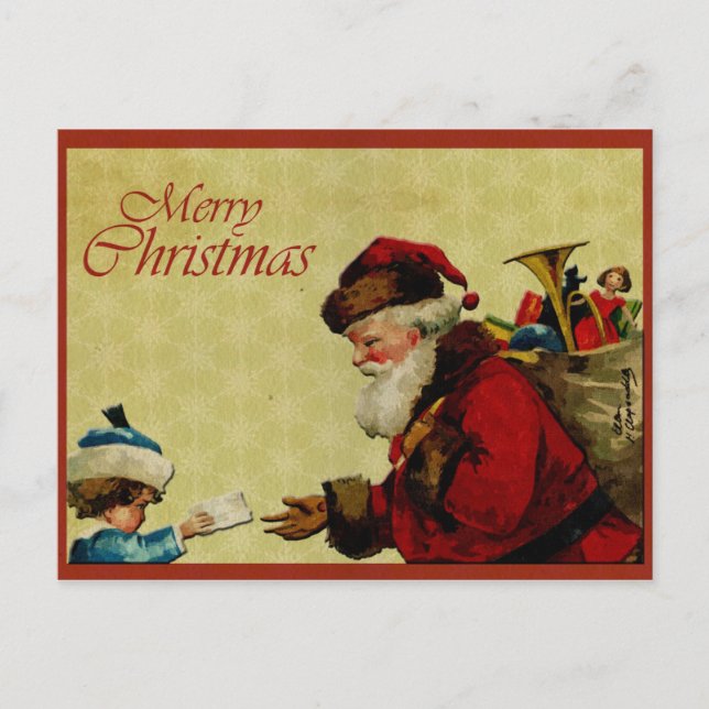 Merry Christmas Postcard (Front)
