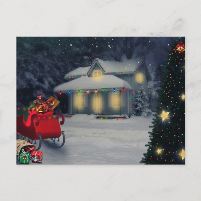 Merry Christmas  Postcard (Front)