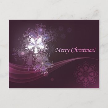 Merry Christmas Postcard by Taniastore at Zazzle