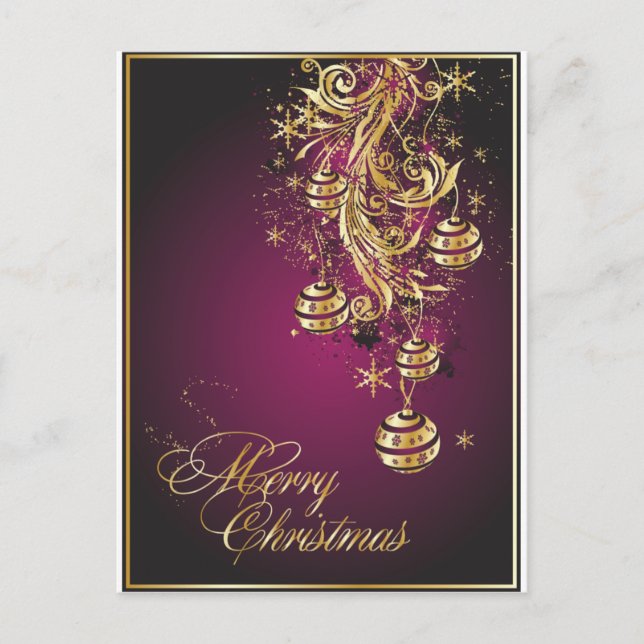Merry Christmas Postcard (Front)