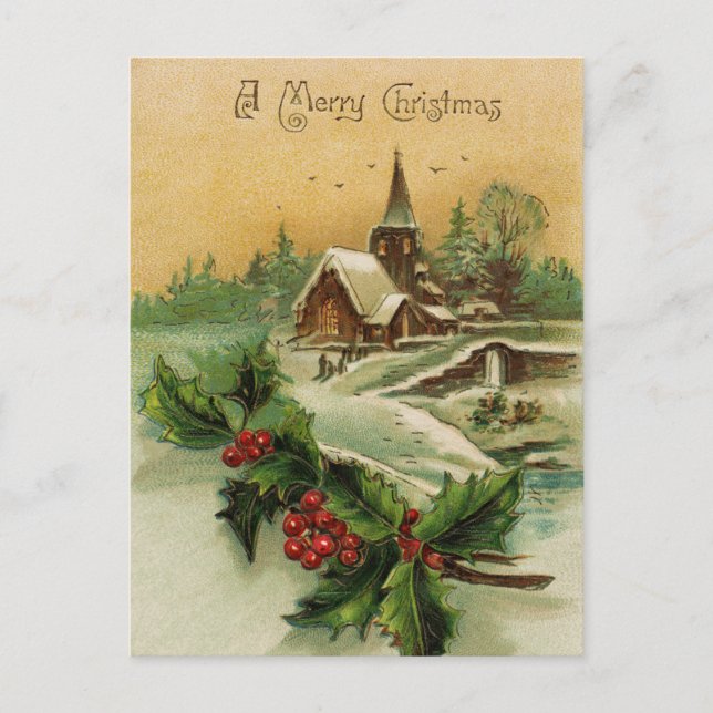Merry Christmas Postcard (Front)