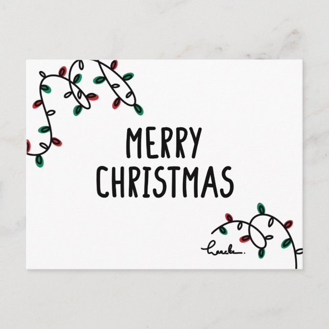 merry christmas postcard (Front)