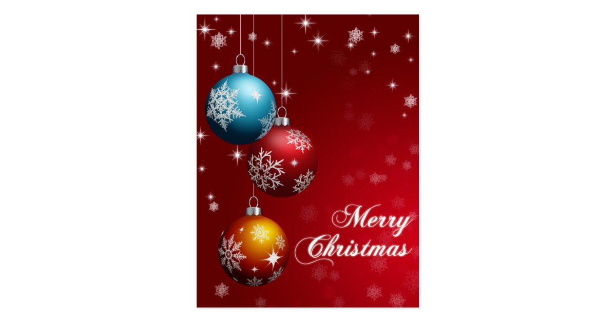 Merry Christmas Postcard | Zazzle