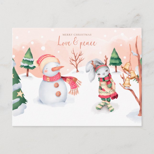 Merry Christmas Postcard (Front)