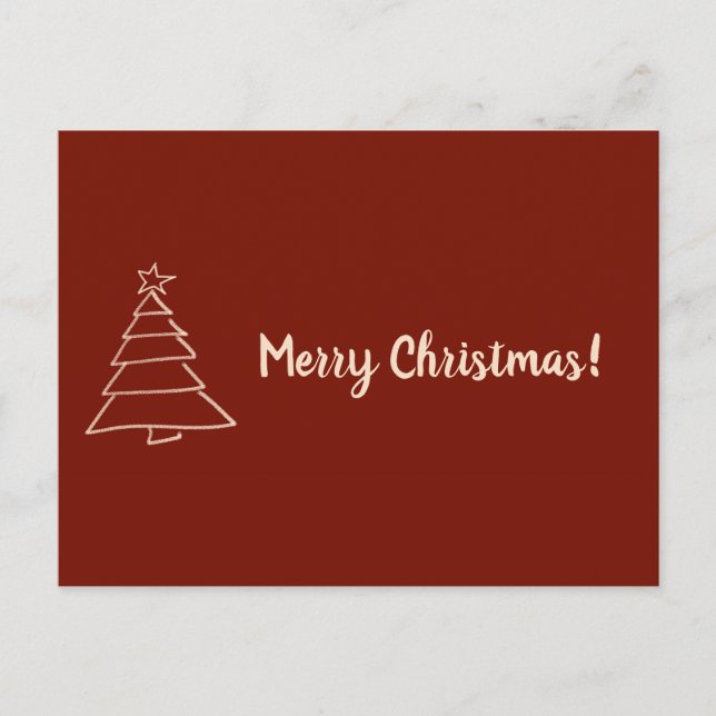 Merry Christmas Postcard (Front)