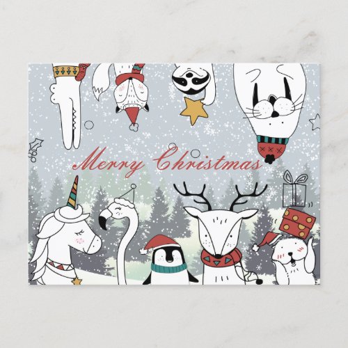 Merry Christmas Postcard