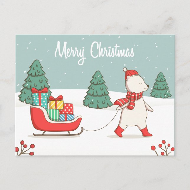 Merry Christmas Postcard (Front)