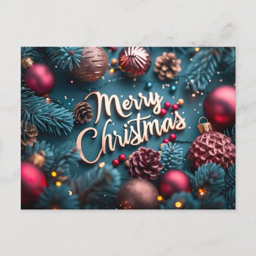 Merry Christmas Postcard