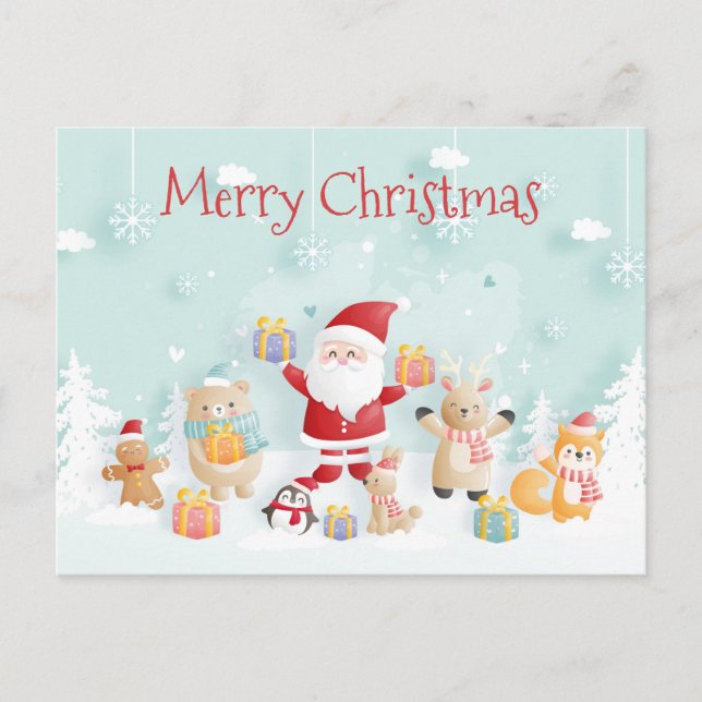 Merry Christmas Postcard (Front)