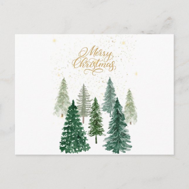 Merry Christmas     Postcard (Front)