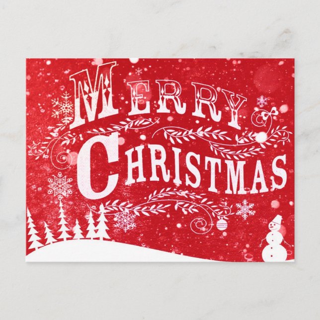 Merry Christmas Postcards  (Front)