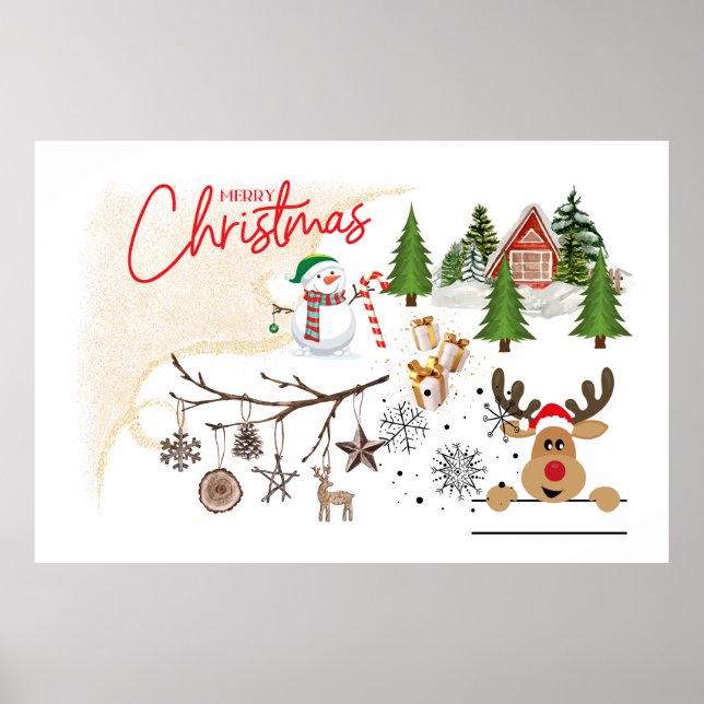 Merry Christmas Poster (Front)