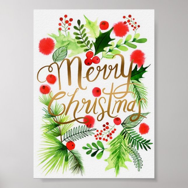 merry christmas poster (Front)