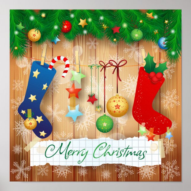 Merry Christmas Poster (Front)