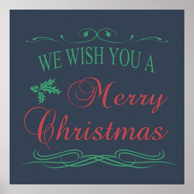 Merry Christmas Poster (Front)
