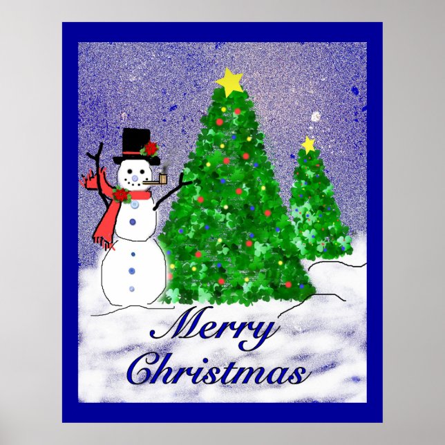 Merry Christmas Poster (Front)