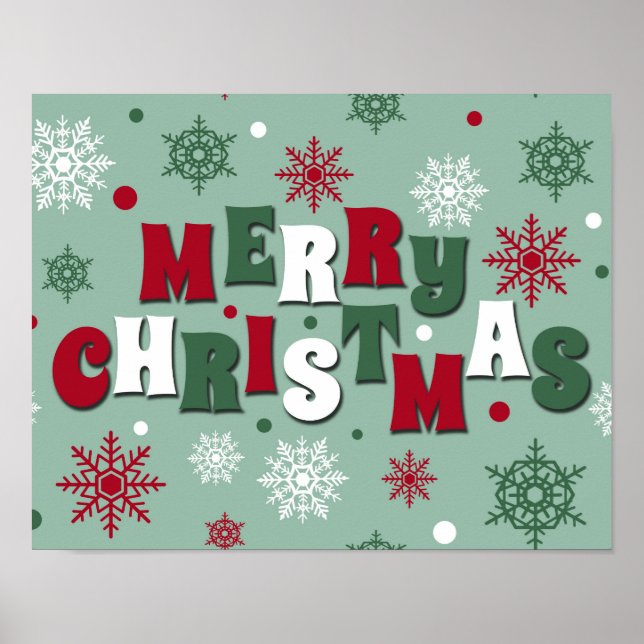 Merry Christmas Poster (Front)