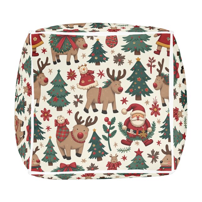 Merry Christmas Pouf (Bottom)