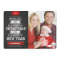 Merry Christmas Preppy Chalkboard Photo Card