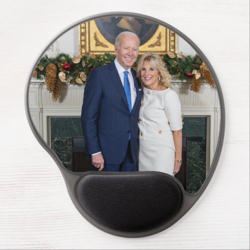 Merry Christmas President Joe Biden  1st Lady Gel Mouse Pad
