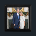 Merry Christmas, President Joe Biden & 1st Lady Gift Box<br><div class="desc">Merry Christmas card portrait of United States President Joe Biden and First lady Jill Biden.  This work is in the public domain in the United States because it is a work prepared by an officer or employee of the United States Government as part of that person’s official duties.</div>