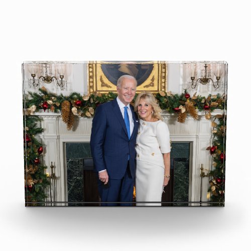 Merry Christmas President Joe Biden  1st Lady Photo Block